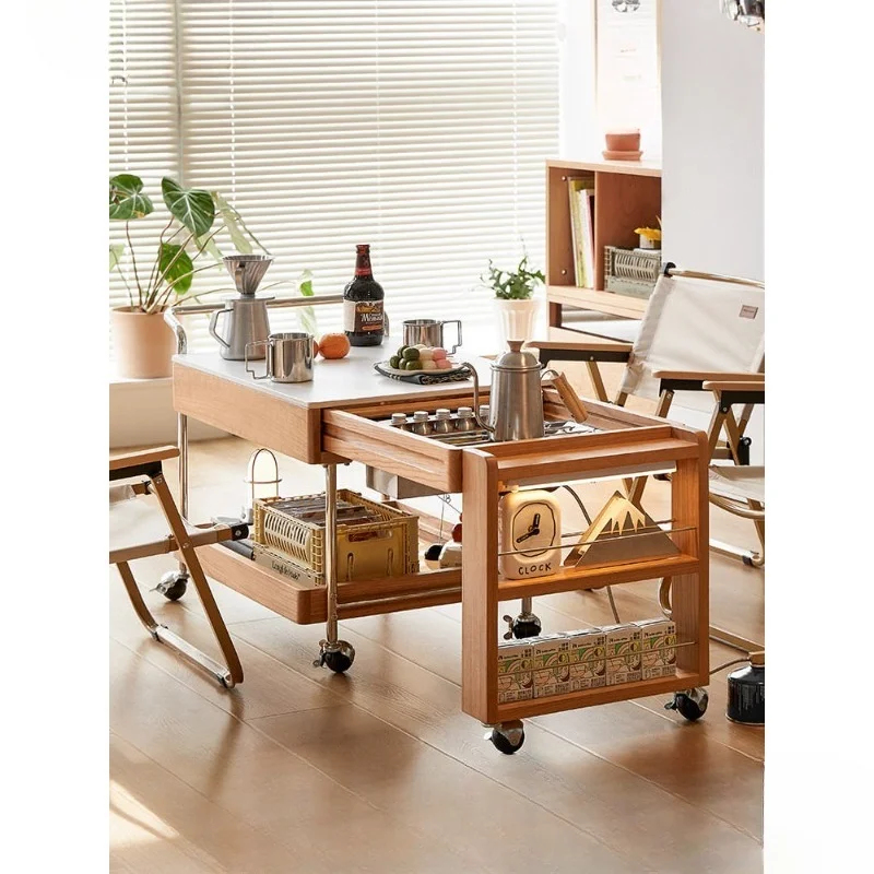 Japanese Furniture Hardware - 가구 컨트리풍 커피 테이블 체리 이동식