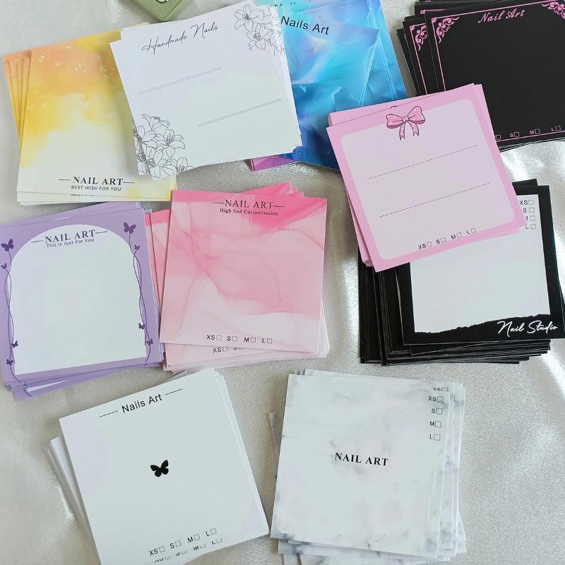 Furniture Hardware Nails - ● 20매 프레스온 네일 바닥용 나비