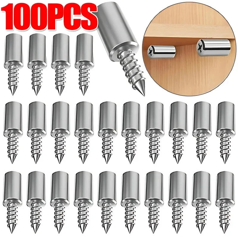 Shelf Peg Support - 100/10PCS 셀프 태핑 나사 레이어 플레이트