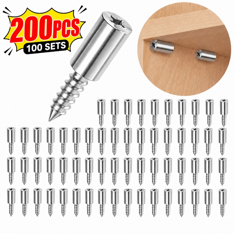 Shelf Peg Support - 5-100세트 셀프 태핑 나사 캐비닛 선반