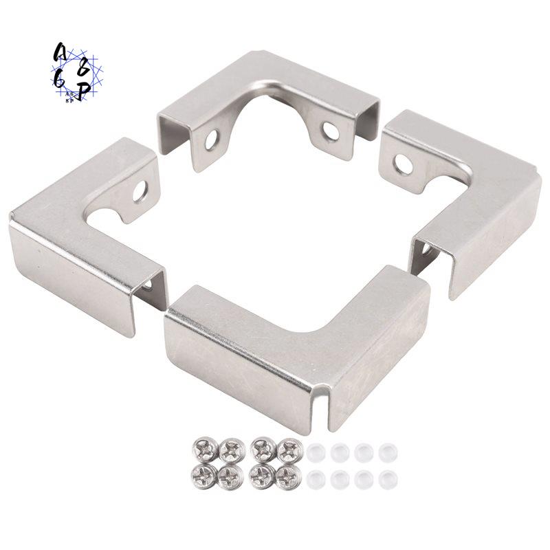 Furniture Hardware Types - A68P-4Pcs L 타입 유리 고정 클립