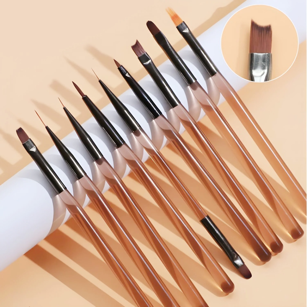 Furniture Hardware Nails - 9PCS 네일 브러쉬 네일 아트 디자인