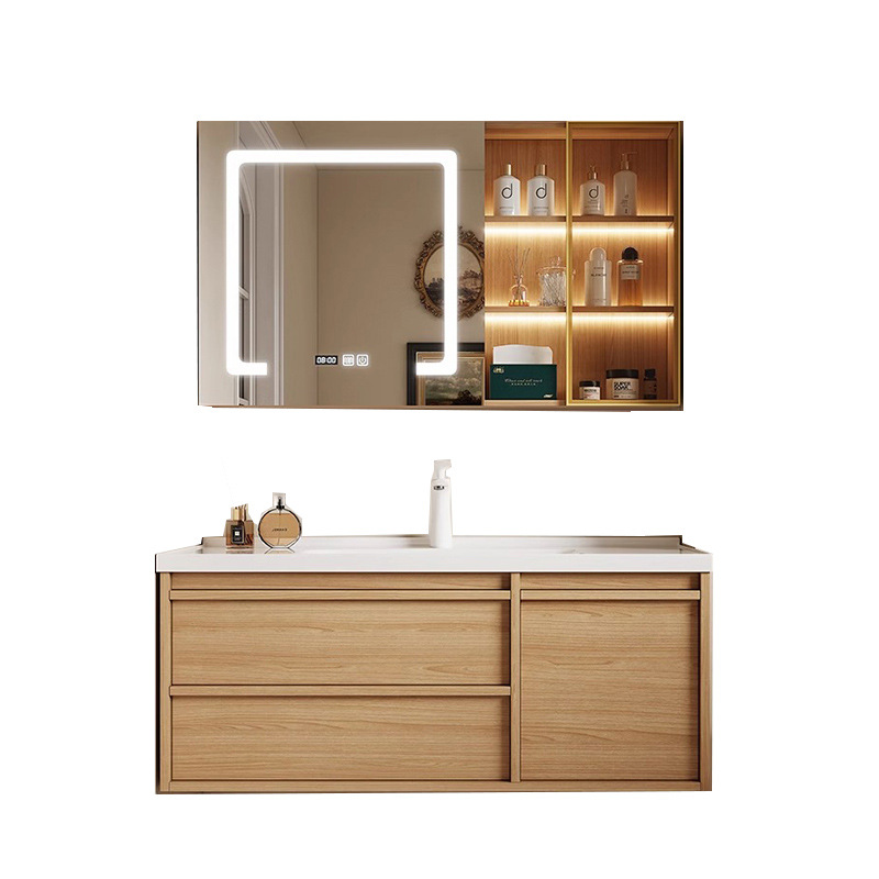 일본식 세라믹 일체형 세면대 욕실 캐비닛 세트, 통나무 - Japanese Furniture Hardware 리뷰 및 가격