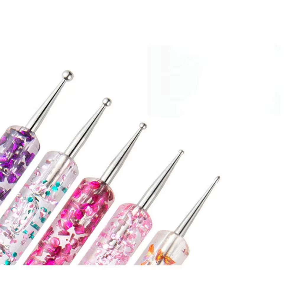 5개/세트 양면 네일아트 도트펜, 라인스톤 손잡이, 3 - Furniture Hardware Nails 리뷰 및 가격