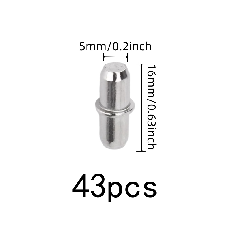 철제 소재로 제작된 43개 선반 지지핀, 옷장 선반 지 - Shelf Peg Support 리뷰 및 가격