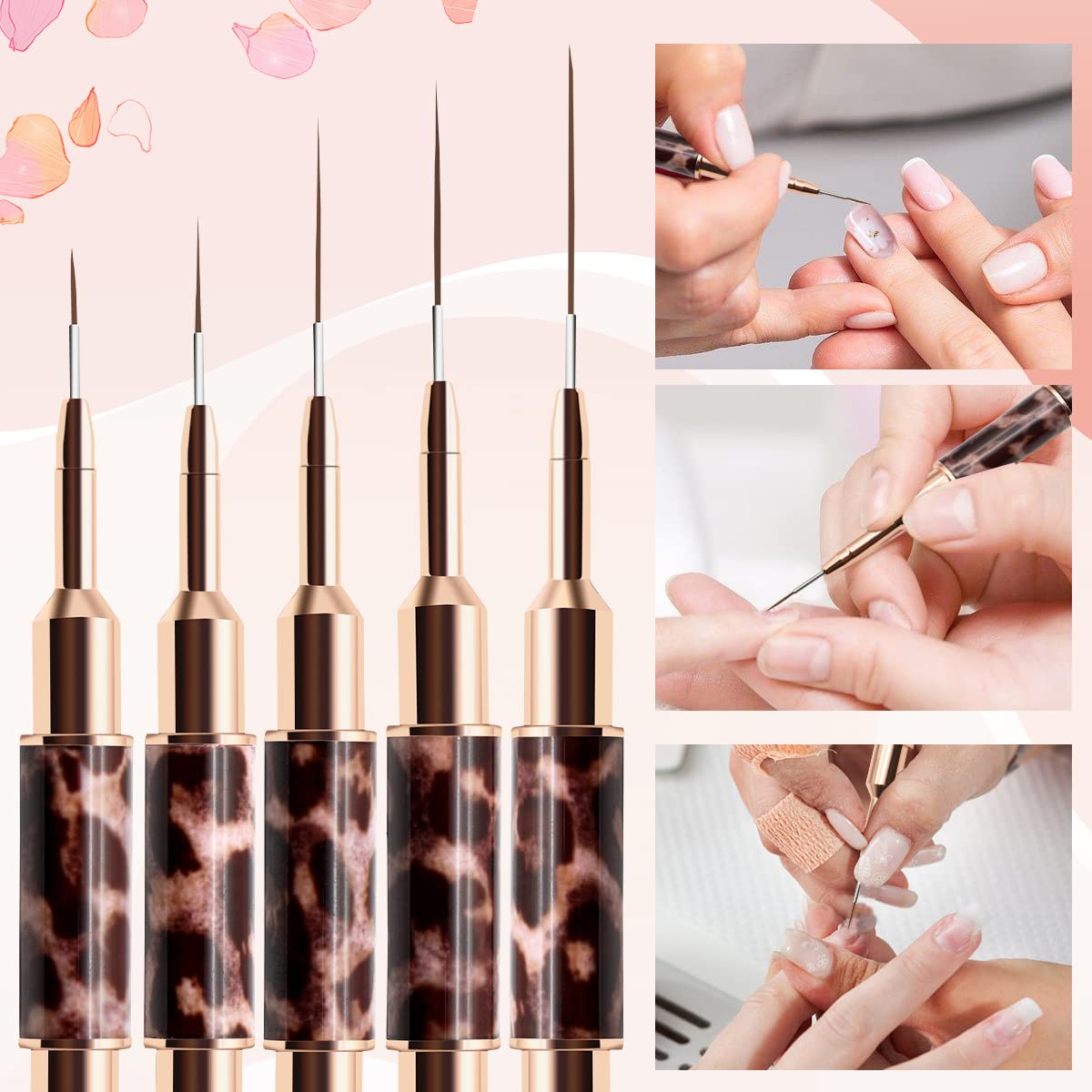 손톱용 라이너 브러시, 양면 네일 아트 라이너 브러시, - Furniture Hardware Nails 리뷰 및 가격