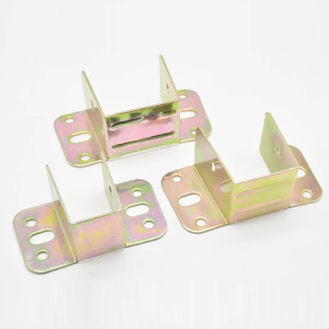 2pcs U 모양의 금속 침대 브래킷 침대 프레임 고정 - Furniture Hardware For Bed 리뷰 및 가격