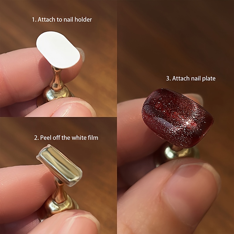 2개 네일 아트 디스플레이 접착 탭, 가짜 손톱용 양면 - Furniture Hardware Nails 리뷰 및 가격