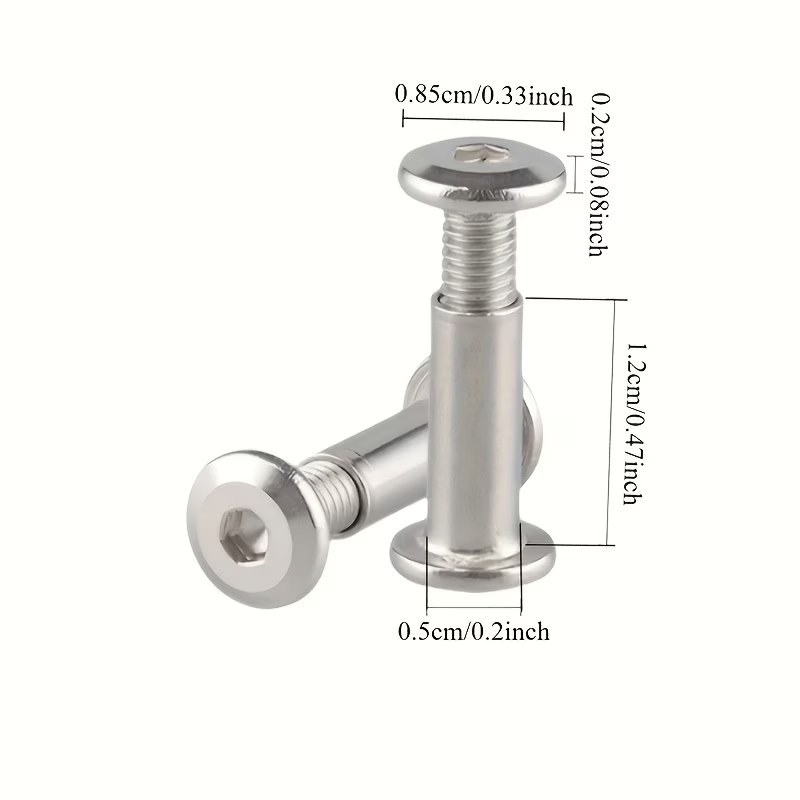 스테인레스 스틸 육각 너트 및 플랫 헤드 나사 세트,  - Furniture Hardware Bolts 리뷰 및 가격