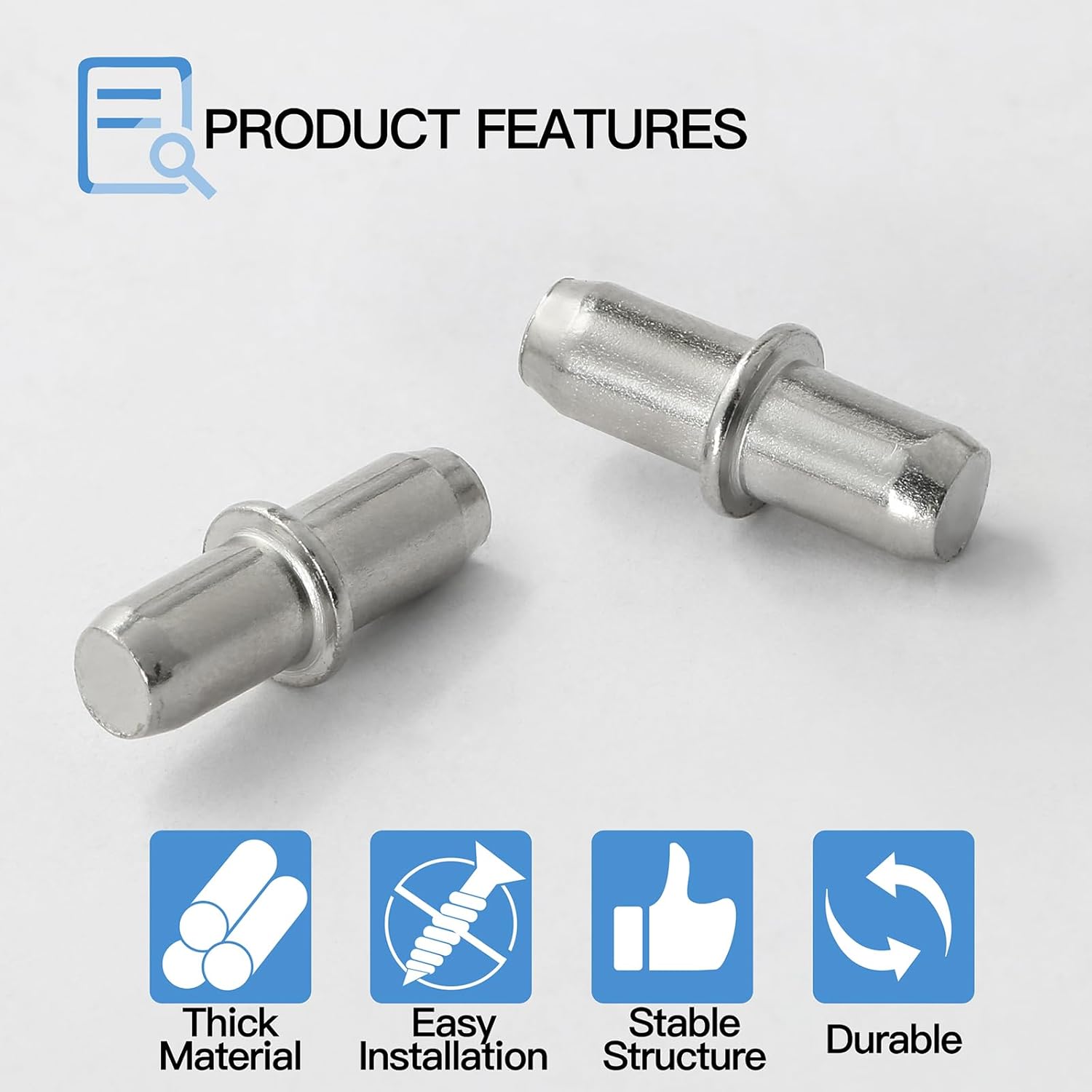 20/60pcs 브래킷 선반 지지대 핀 페그 스터드 철 - Shelf Peg Support 리뷰 및 가격