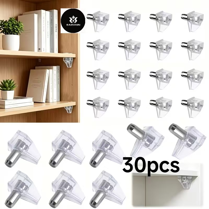 30개 캐비닛 선반 지지핀, 5mm 투명 선반 페그 홀 - Shelf Peg Support 리뷰 및 가격