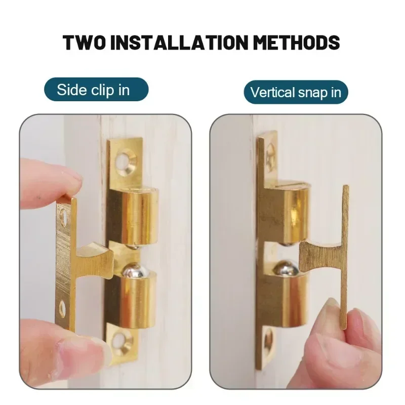 40mm 가구 도어 볼 래치 황동 더블 롤러 캐치 스프 - Furniture Hardware Types 리뷰 및 가격