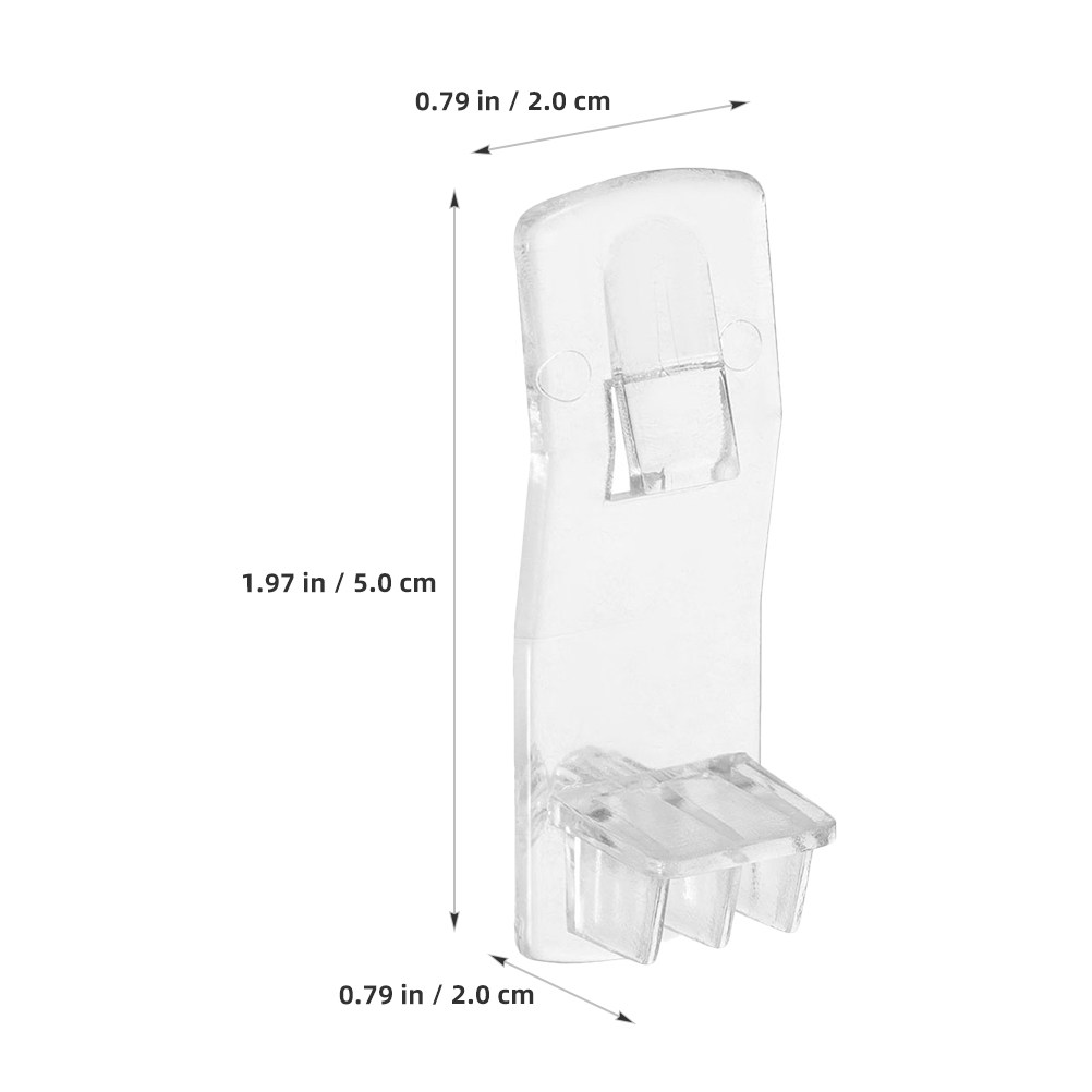 30개 투명 플라스틱 선반 지지대 잠금 클립 - 주방  - Shelf Peg Support 리뷰 및 가격
