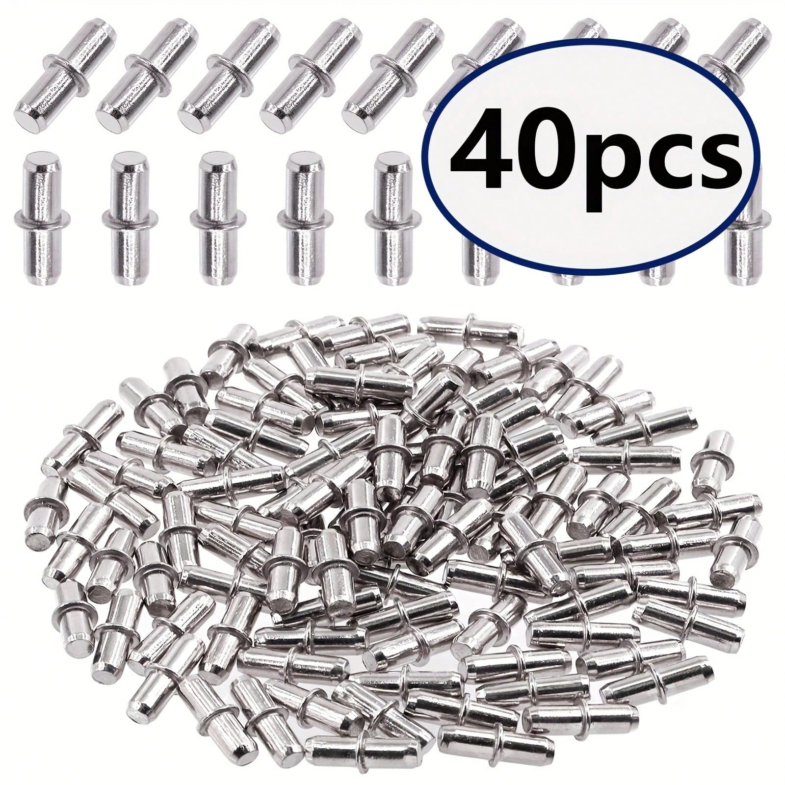 40개 선반 핀 벽면 레이어 보드 핀 고정 부품 지지  - Shelf Peg Support 리뷰 및 가격
