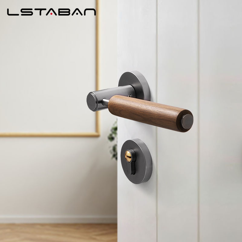 분할 음소거 도난 방지 도어 잠금 북유럽 수제 호두 나 - Furniture Hardware Bolts 리뷰 및 가격