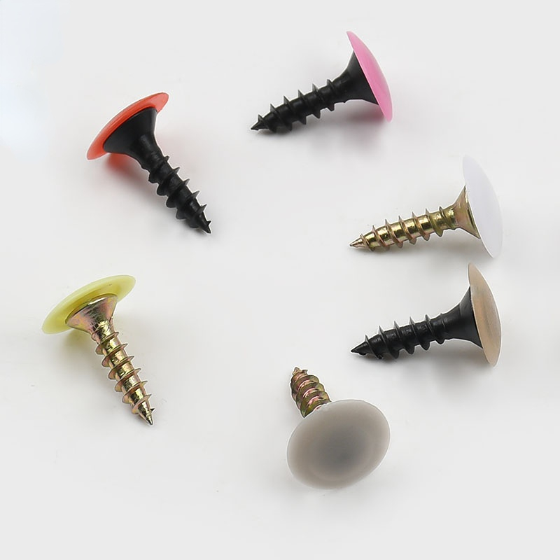 100/500/1000pcs 플라스틱 스크류 캡 커버  - Furniture Hardware Bolts 리뷰 및 가격