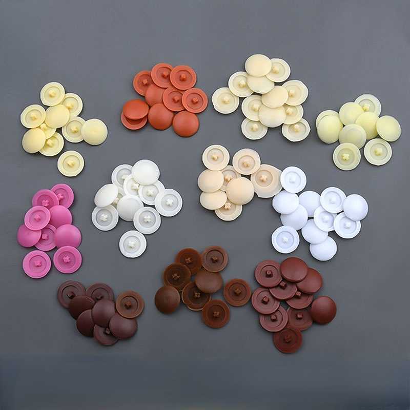 100/500/1000pcs 플라스틱 스크류 캡 커버  - Furniture Hardware Bolts 리뷰 및 가격