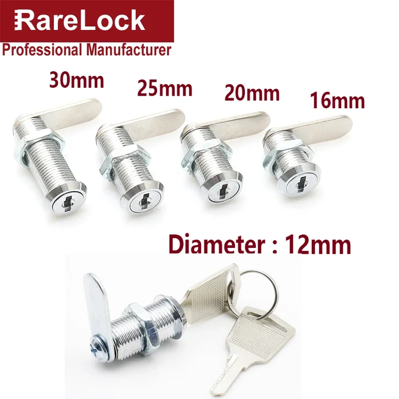 2 개의 키가있는 미니 캠 잠금 장치 직경 12mm 아 - Furniture Hardware Cam Lock 리뷰 및 가격