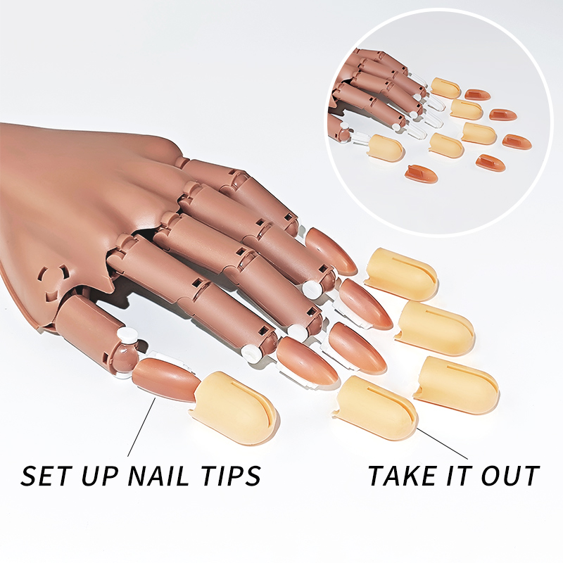 네일 연습용 손 가동 가능한 부품 팁 아트 용품 도구  - Furniture Hardware Nails 리뷰 및 가격