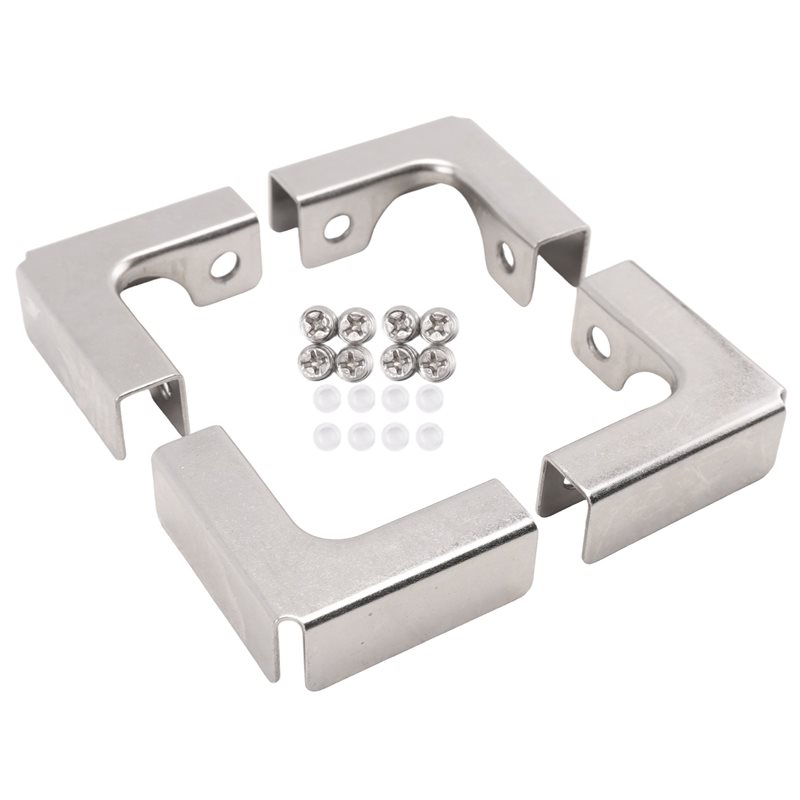 A68P-4Pcs L 타입 유리 고정 클립 2방향 유리 - Furniture Hardware Types 리뷰 및 가격
