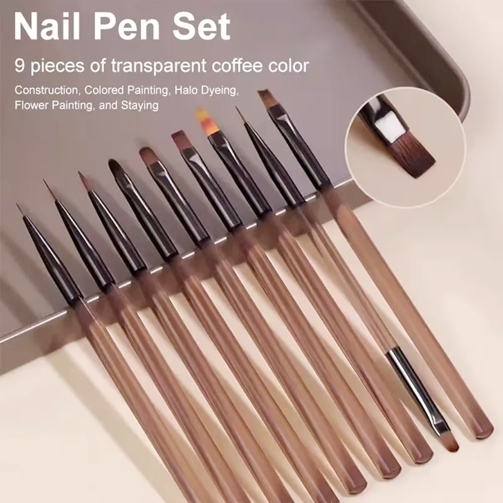9PCS 네일 브러쉬 네일 아트 디자인 네일 팁 디스플 - Furniture Hardware Nails 리뷰 및 가격