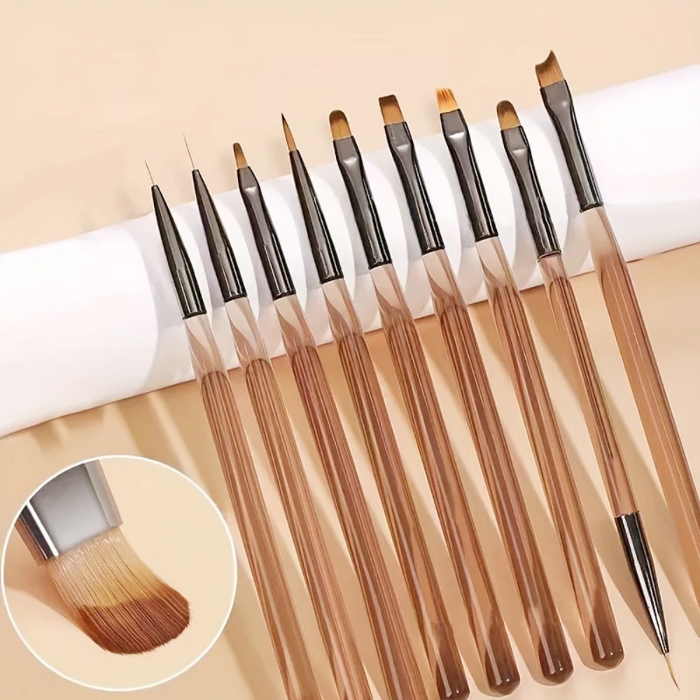 9PCS 네일 브러쉬 네일 아트 디자인 네일 팁 디스플 - Furniture Hardware Nails 리뷰 및 가격