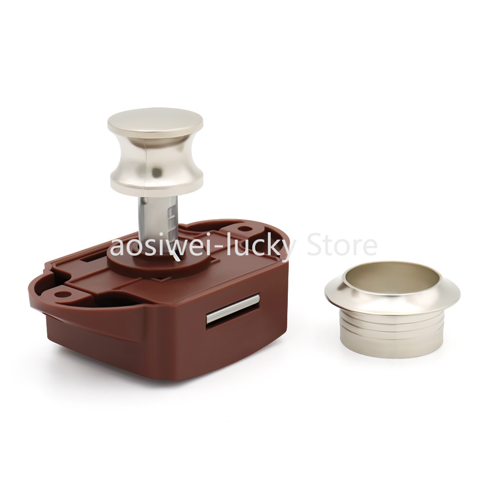 캠핑카 푸시 잠금 장치 Rv 캐러밴 보트 모터 래치 버 - Furniture Hardware Bolts 리뷰 및 가격